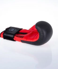 Fighter Boxing Gloves SPLIT-red/black, FBG-001BR 17 Fighter Boxing Gloves SPLIT-red/black, FBG-001BR