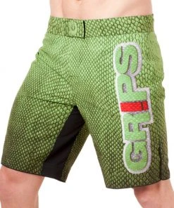 GRIPS MMA Trenky Snake Green, GR0037 MMA Shorts