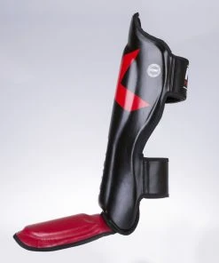 King Pro Boxing Shin Guards - Black/red, KPG-SG-95 10 King Pro Boxing Shin Guards - Black/red, KPG-SG-95