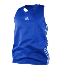 Adidas Base Punch Boxing Vests - Blue, ADIBTT02-B Boxing Jersey