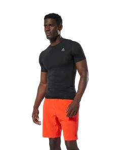 Training T-Shirts Reebok WOR Logo Compression Tee - Black, DP6163
