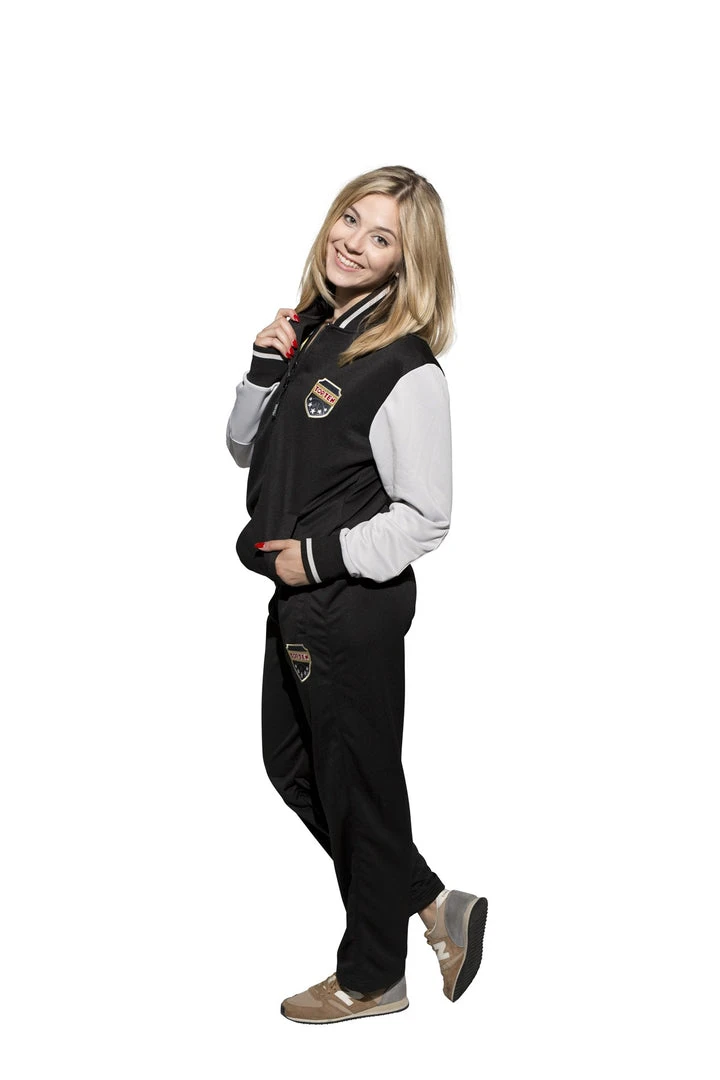 Tracksuits Fitness Suit TOP TEN Coat Of Arms - Black/grey, 7727-91 4 Tracksuits Fitness Suit TOP TEN Coat Of Arms - Black/grey, 7727-91
