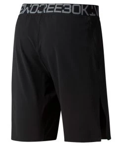 Reebok Combat Boxing Shorts - Black, DU4970 Training Shorts