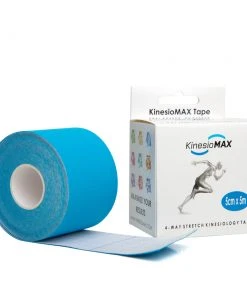 KinesioMAX Kine-MAX 4 Way Stretch Kinesiology Tape - Blue, Kinesio4B