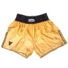 K1 & Thai Shorts Fighter Thai Trunks Bangkok Plain - Gold/black, FP05