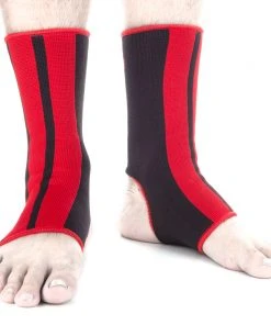 Fighter Ankle Support - Black/red, FAS-04
