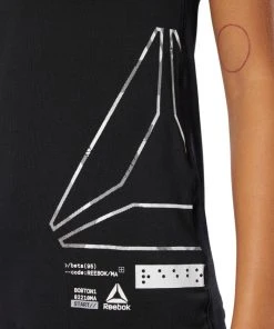 Workout T-Shirts Reebok Activchill Tee - černá, DU4165