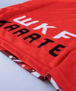 Workout T-Shirts Hayashi WKF T-Shirt - Red, 99341-4