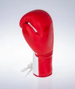 Fighter Boxing Gloves Competition Pro - Red/white, FBG-004R 17 Fighter Boxing Gloves Competition Pro - Red/white, FBG-004R