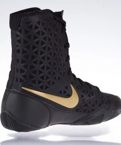 Kids Nike KO Boxing Shoes - Black/gold, 839421001-K 11 Kids Nike KO Boxing Shoes - Black/gold, 839421001-K