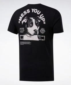 Reebok CrossFit Mess You Up Tee - Black, FJ5285