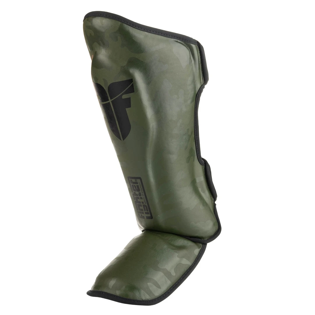 Fighter Shinguards Thai Classic - Khaki/camo, JE1573CKH PROTECTION 4 Fighter Shinguards Thai Classic - Khaki/camo, JE1573CKH PROTECTION