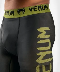 Venum Boxing Lab Compression Shorts - Khaki, VENUM-03987-539