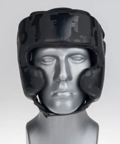 Headguard Fighter Sparring Pro - Black/camo, FHG-001CBK PROTECTION