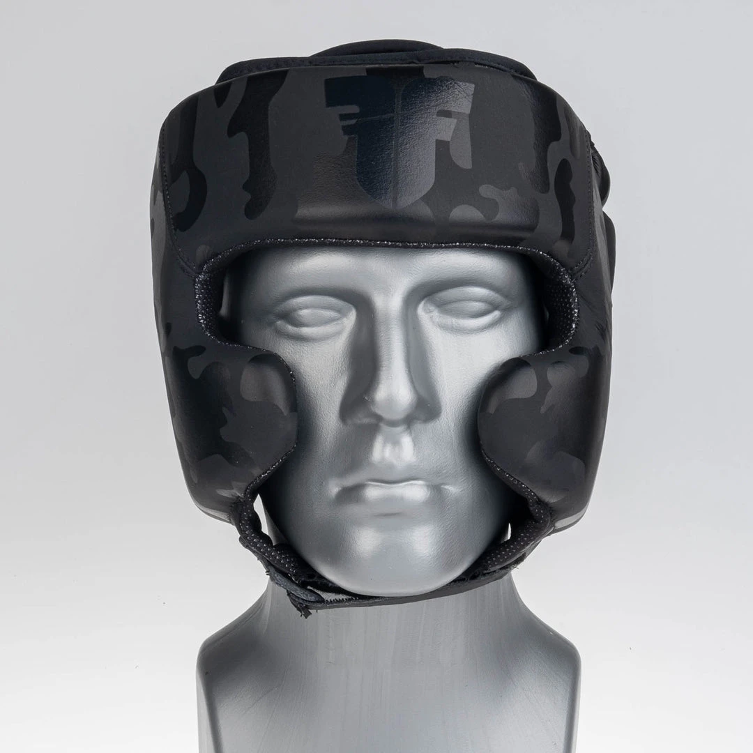 Headguard Fighter Sparring Pro - Black/camo, FHG-001CBK PROTECTION 4 Headguard Fighter Sparring Pro - Black/camo, FHG-001CBK PROTECTION