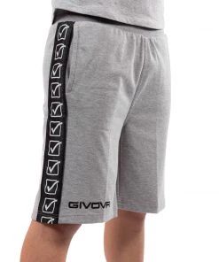 Training Shorts Givova Terry Band Shorts - Grey, BA04-GRY