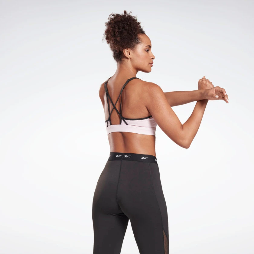 Reebok Hero Medium - Impact Strappy Bra - Pink, FK5339 8 Reebok Hero Medium - Impact Strappy Bra - Pink, FK5339