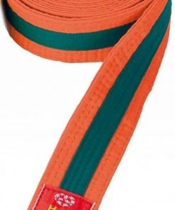 Belts Martial Arts HAYASHI Belt - Orange/green, 052