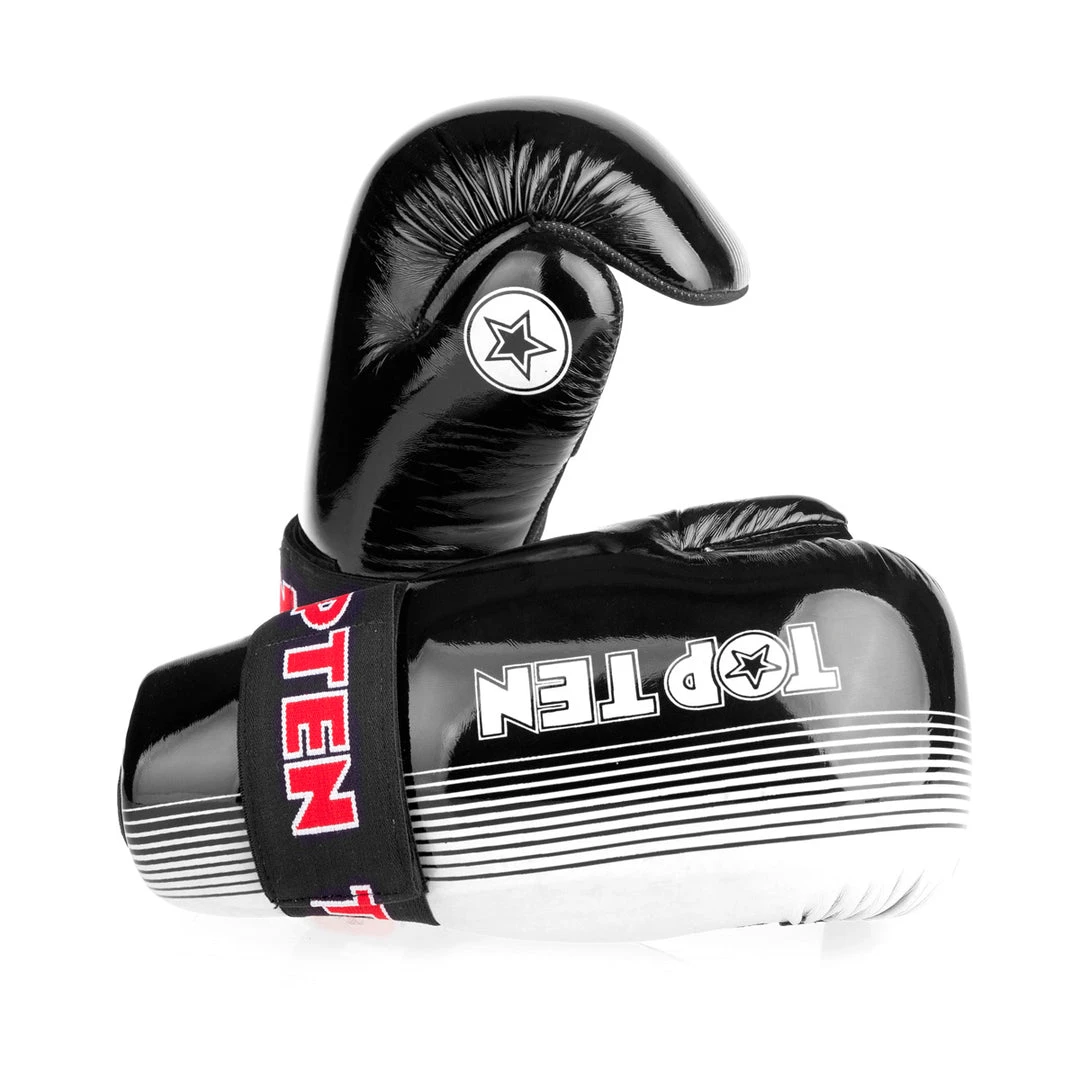 Pointfighter TOP TEN Glossy - Black/white, 2067-91LA GLOVES 3 Pointfighter TOP TEN Glossy - Black/white, 2067-91LA GLOVES