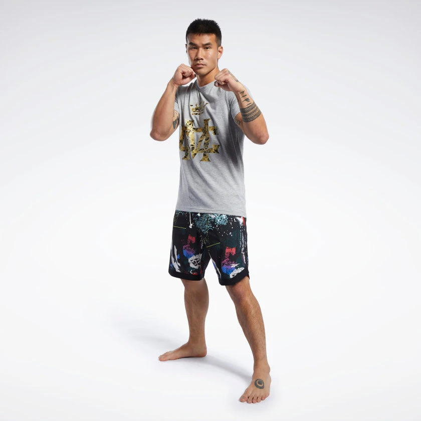 Reebok Combat Conor McGregor Tee - Grey, FM1493 7 Reebok Combat Conor McGregor Tee - Grey, FM1493