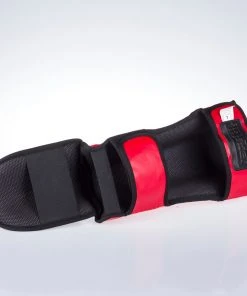 PROTECTION Fighter Shinguards Thai Classic - Red/black, JE1573RB