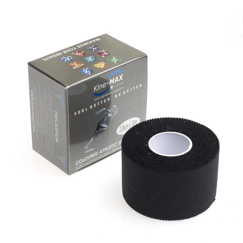 KinesioMAX Kine-MAX Team Tape - Black, T-BLK01 3 KinesioMAX Kine-MAX Team Tape - Black, T-BLK01