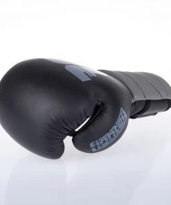 Fighter Boxing Gloves Sparring - Black/gray, FBG-002-BG 16 Fighter Boxing Gloves Sparring - Black/gray, FBG-002-BG