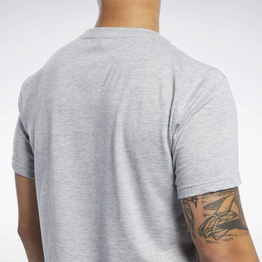 Reebok Combat Conor McGregor Tee - Grey, FM1493 4 Reebok Combat Conor McGregor Tee - Grey, FM1493