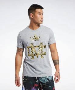 Reebok Combat Conor McGregor Tee - Grey, FM1493 13 Reebok Combat Conor McGregor Tee - Grey, FM1493