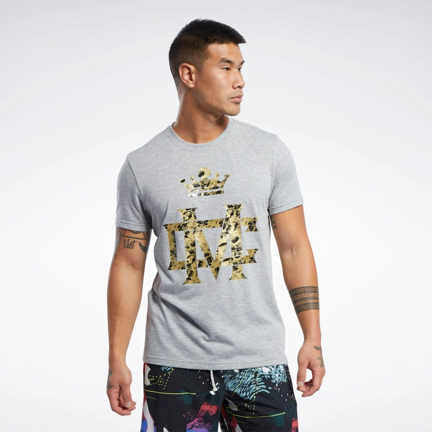 Reebok Combat Conor McGregor Tee - Grey, FM1493 6 Reebok Combat Conor McGregor Tee - Grey, FM1493