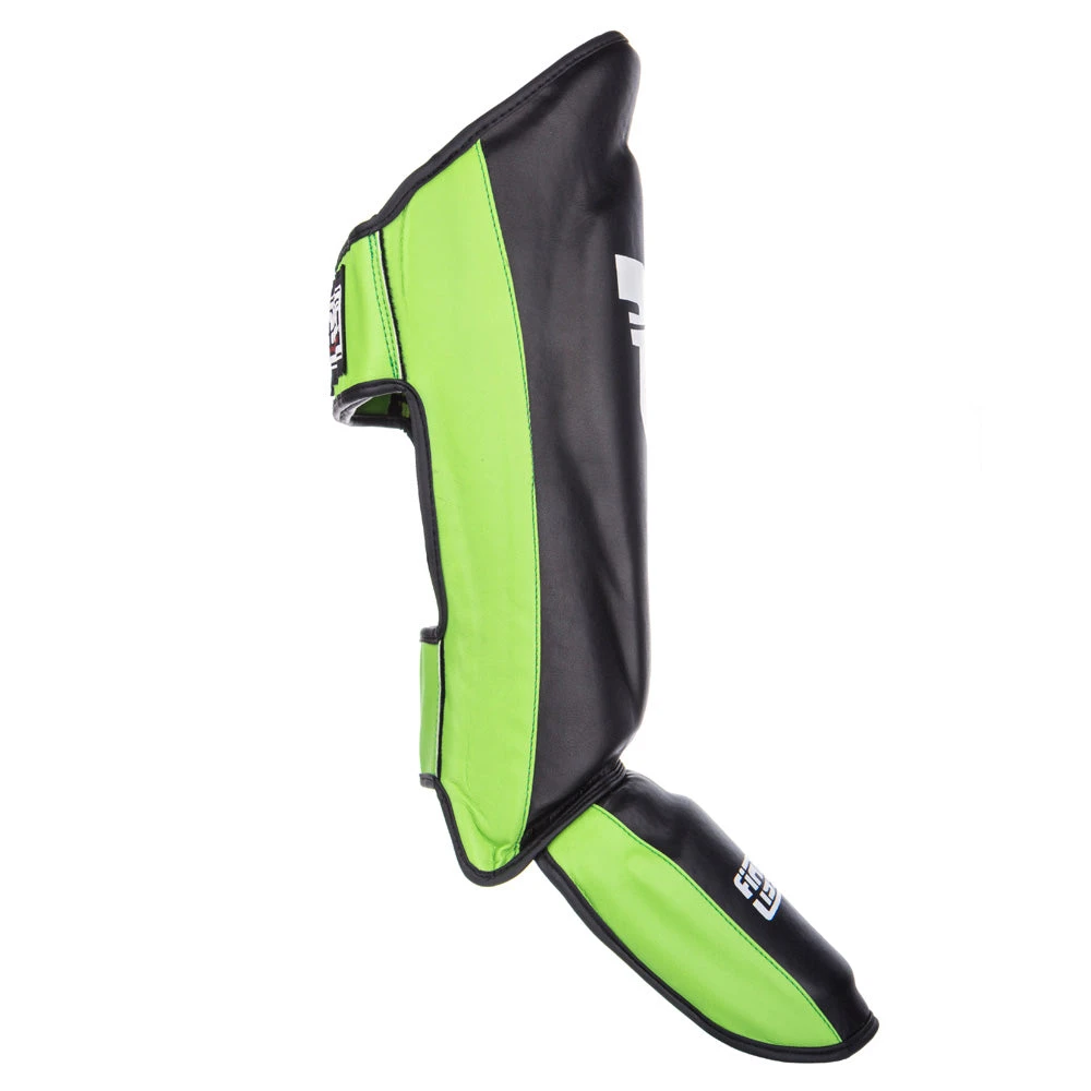 PROTECTION Fighter Shinguards Thai - Black/green, JE1573FFG 6 PROTECTION Fighter Shinguards Thai - Black/green, JE1573FFG