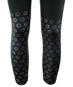 MMA Compression Legging TOP TEN Black Print - černá, 1880-99