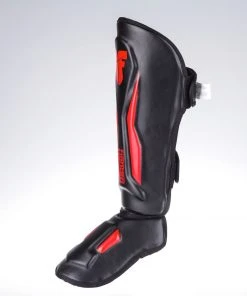 Fighter Shinguards Thai Ergo - Black/red, FSG-004BR PROTECTION 13 Fighter Shinguards Thai Ergo - Black/red, FSG-004BR PROTECTION