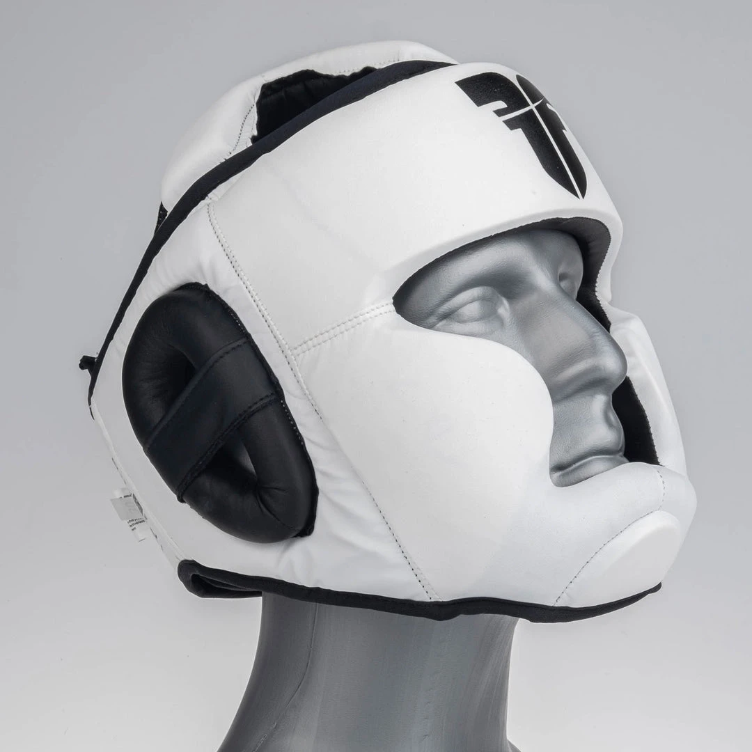 Headguard Fighter Sparring - White, JE1421PUWHT PROTECTION 5 Headguard Fighter Sparring - White, JE1421PUWHT PROTECTION