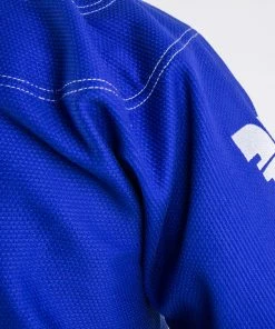 Fighter BJJ Kimono Rice Straw - KIDS - Blue, BJJBLU-07 11 Fighter BJJ Kimono Rice Straw - KIDS - Blue, BJJBLU-07