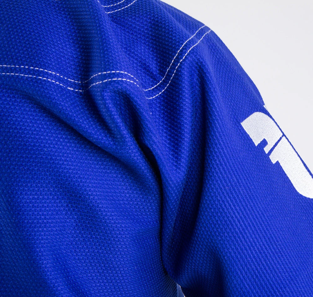 Fighter BJJ Kimono Rice Straw - KIDS - Blue, BJJBLU-07 5 Fighter BJJ Kimono Rice Straw - KIDS - Blue, BJJBLU-07