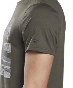 T-Shirts Reebok CBT Core Boxing Tee - Green, FU1261 9 T-Shirts Reebok CBT Core Boxing Tee - Green, FU1261