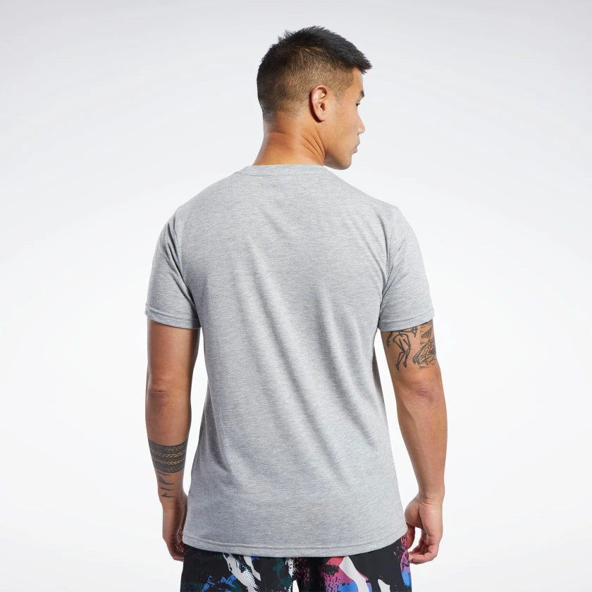 Reebok Combat Conor McGregor Tee - Grey, FM1493 9 Reebok Combat Conor McGregor Tee - Grey, FM1493