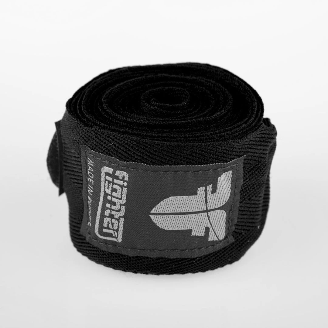 Fighter Handwraps - Black, FHW-002BLK