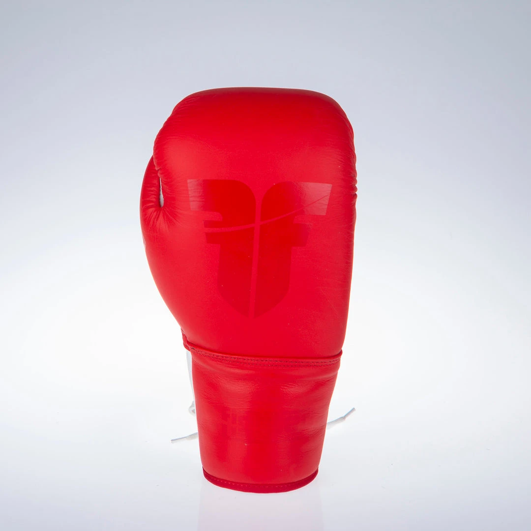 Fighter Boxing Gloves Competition Pro - Red/white, FBG-004R 10 Fighter Boxing Gloves Competition Pro - Red/white, FBG-004R