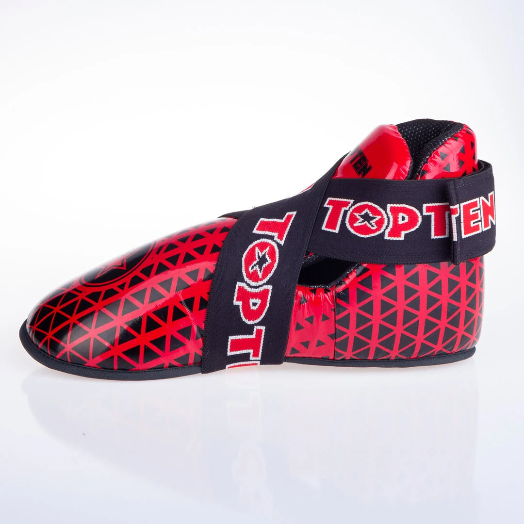 PROTECTION TOP TEN Super-light Triangles Kicks - Red/black, 3067-49T 5 PROTECTION TOP TEN Super-light Triangles Kicks - Red/black, 3067-49T