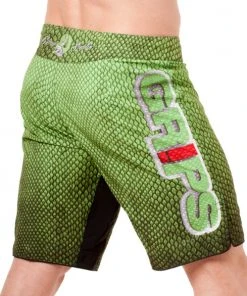 GRIPS MMA Trenky Snake Green, GR0037 MMA Shorts