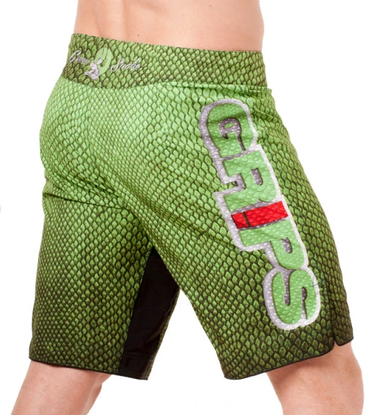 GRIPS MMA Trenky Snake Green, GR0037 MMA Shorts 4 GRIPS MMA Trenky Snake Green, GR0037 MMA Shorts