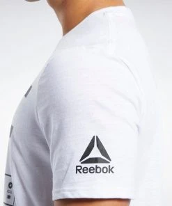 T-Shirts Reebok UFC FG Fight Week Tee- White, FJ5156 15 T-Shirts Reebok UFC FG Fight Week Tee- White, FJ5156