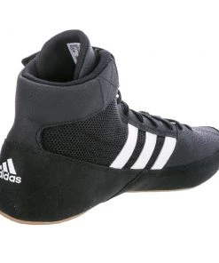 Kids Wrestling Shoes Adidas HVC - Black/brown, AQ3327