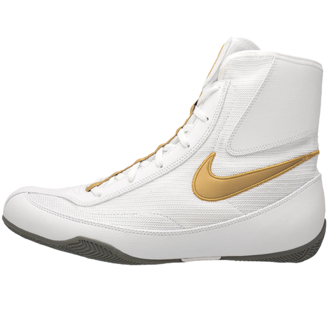Nike Machomai 2 Boxing Shoes - White/gold 4 Nike Machomai 2 Boxing Shoes - White/gold