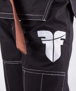 Fighter BJJ Ripstop Gi Rip Stop - Black, BJJBL-06 BJJ Uniforms