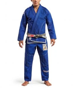 Grips Armadura 2.0 BJJ Kimono Camo - Blue, G10129-BLU