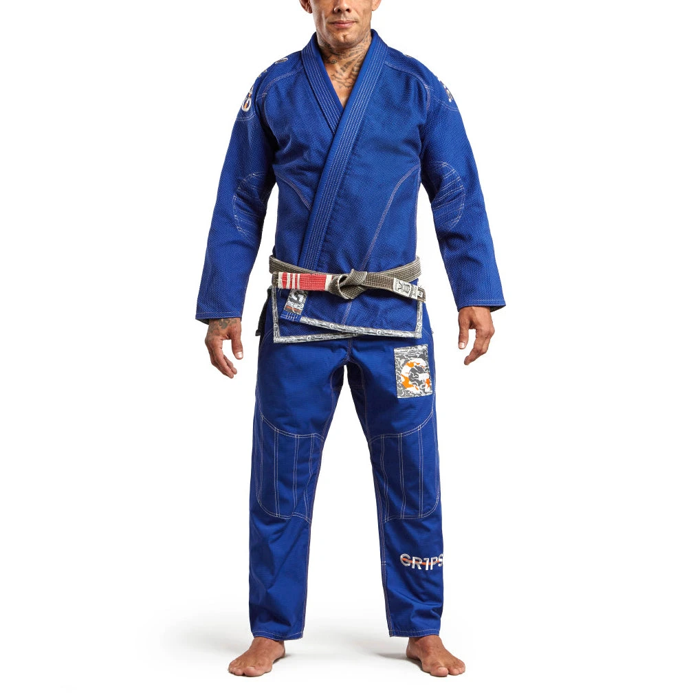 Grips Armadura 2.0 BJJ Kimono Camo - Blue, G10129-BLU 3 Grips Armadura 2.0 BJJ Kimono Camo - Blue, G10129-BLU