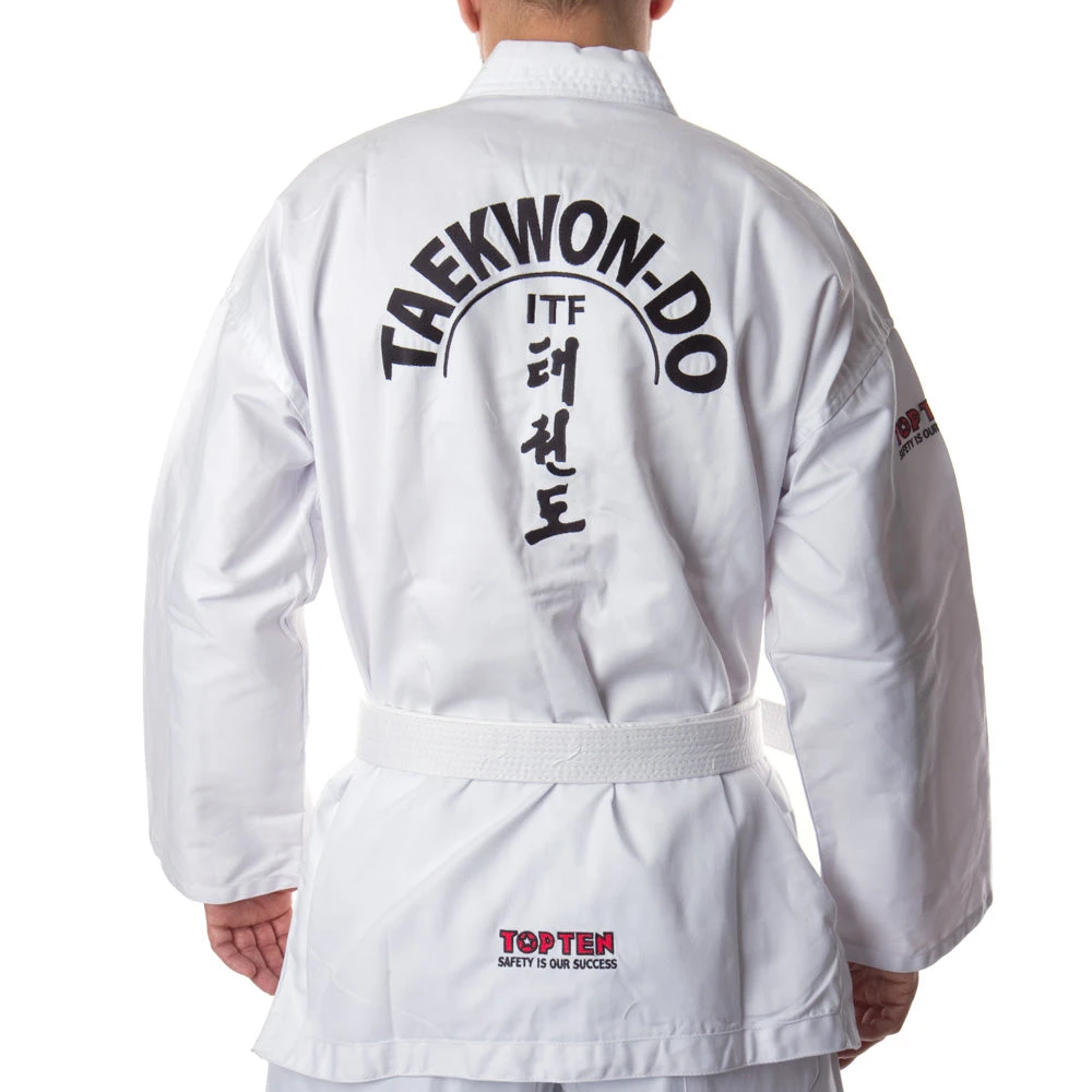 Taekwondo ITF Uniforms Top Ten Dobok KYONG - Student - White, 1669-1-CZ 4 Taekwondo ITF Uniforms Top Ten Dobok KYONG - Student - White, 1669-1-CZ